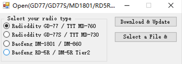 宝峰DM5R刷OpenGD77固件