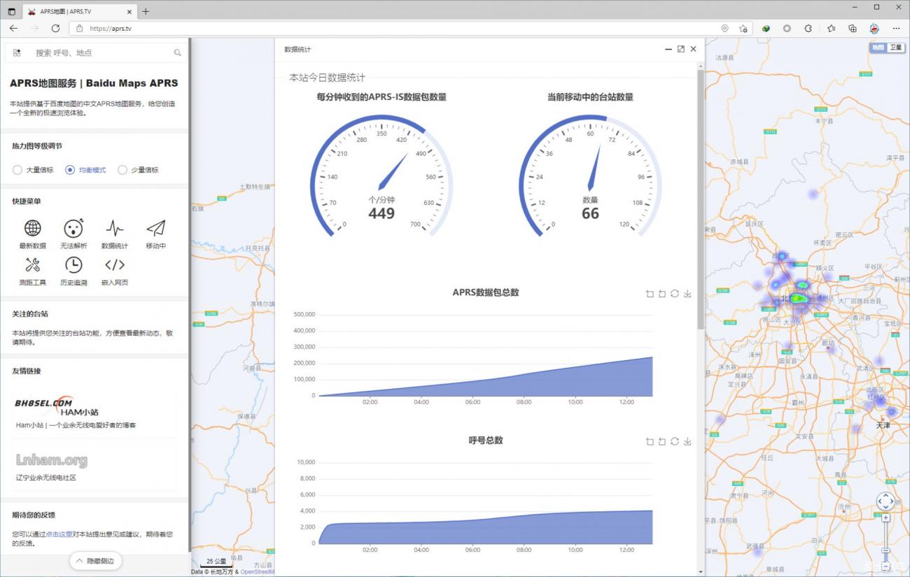 APRS地图服务 | APRS.TV