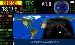 Ham Clock—卫星通讯爱好者的桌面时钟